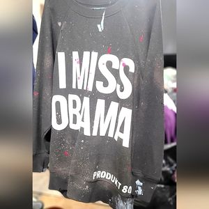 Produkt-80 "I miss obama" crewneck